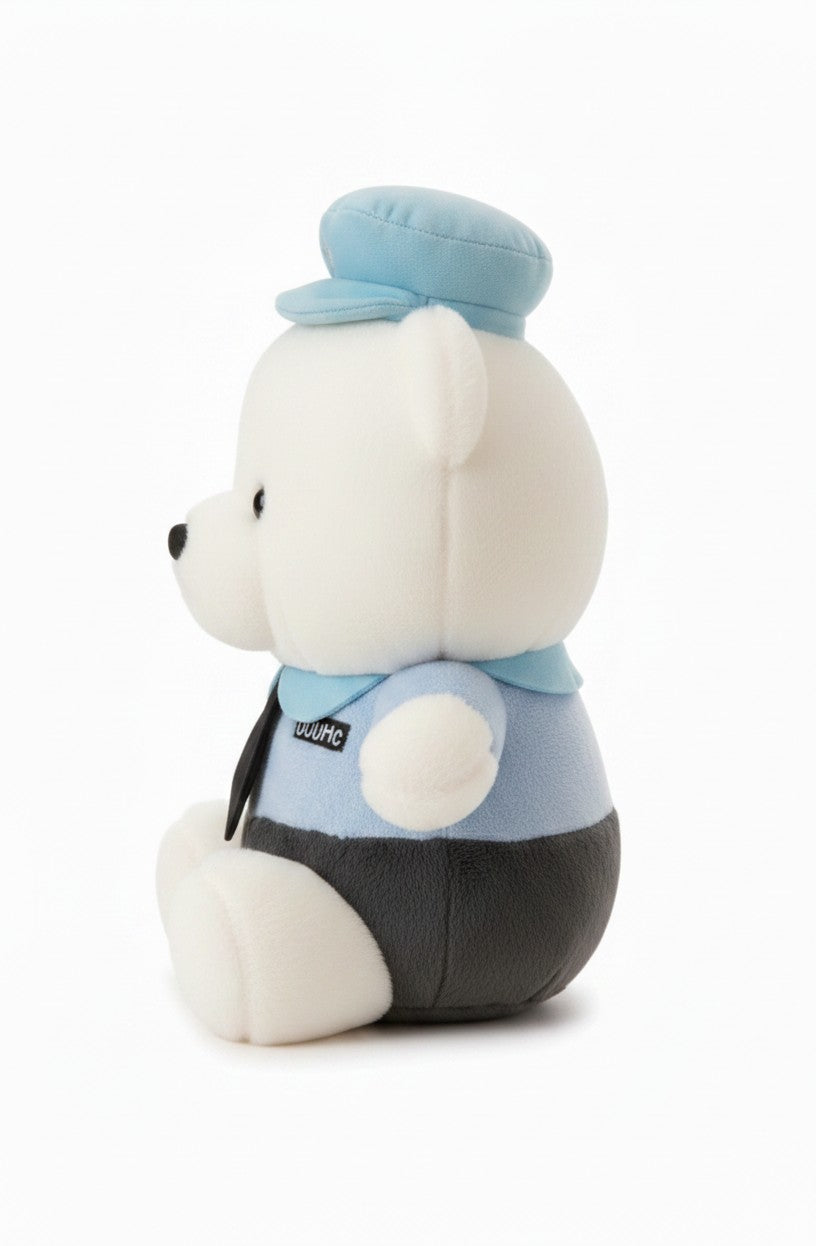 Police Officer Teddy Bear Plush Toy | Soft Stuffed Animal | Cute Gift for Kids & Collectors
